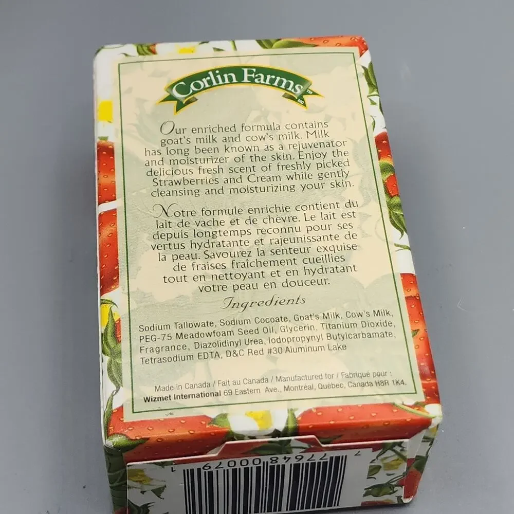 Corlin Farms Moisturizing Milk Soap Lot of 5 Assorted Scents New